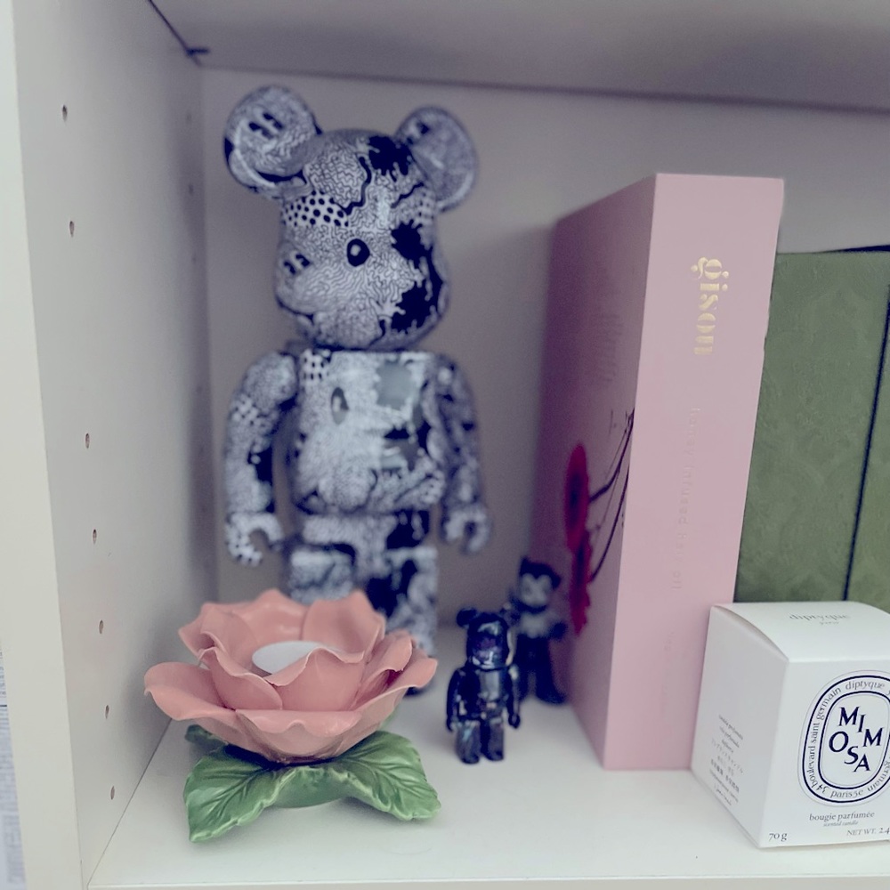 Set Rose Candle Holders